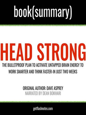 cover image of Head Strong by Dave Asprey--Book Summary